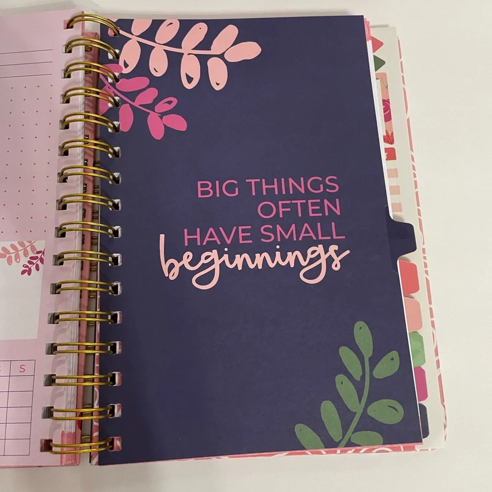 Pink Planner & perpetual calendar set